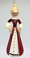 Vintage Italian Christmas Ornament by De Carlini - Mrs Claus of the Winter Court