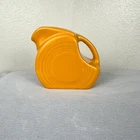 MINI DISK PITCHER creamer Butterscotch orange FIESTA  5 OZ.