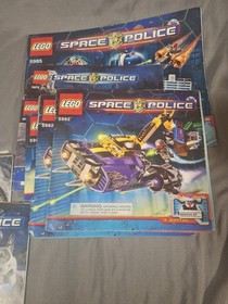 Lego Space Police Instruction Lot Manual Only 5974 5985 5972 5971 5981 5982