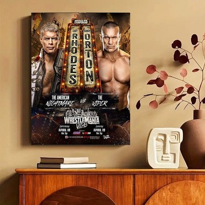 WWE Wrestlemania 42 Vegas 2026 Main Event Match Cody Rhodes Vs Randy Orton Poste