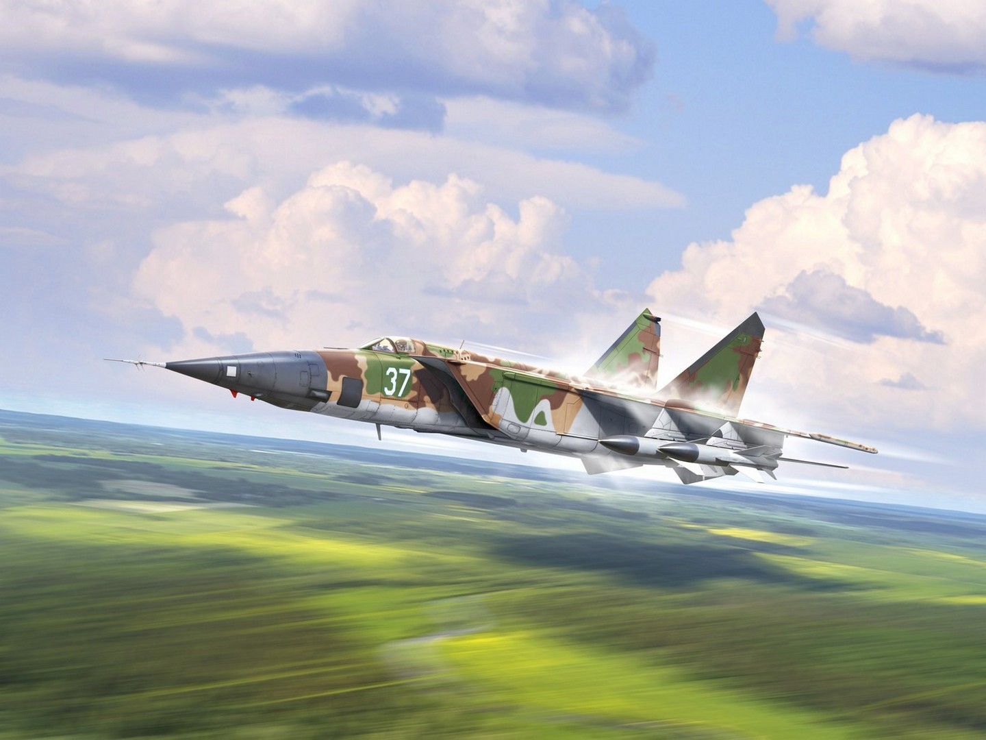 ICM 1:48 MiG-25 BM Soviet Strike Aircraft Plastic Model Kit