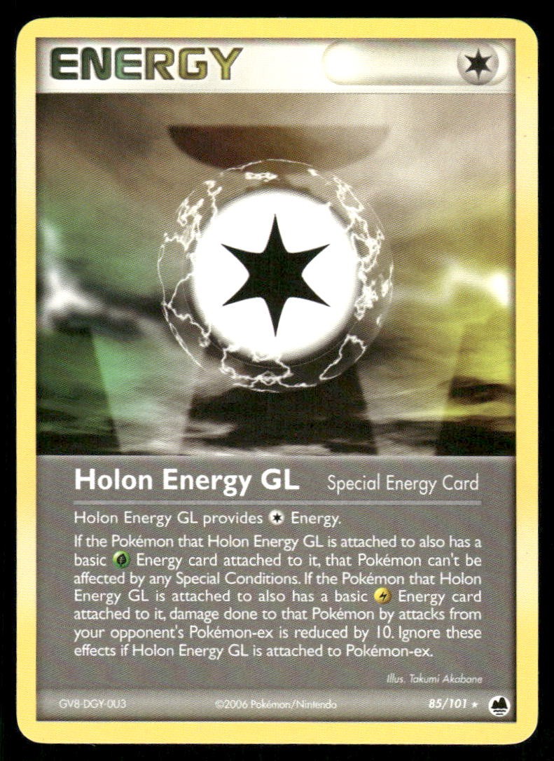 2006 Pokemon Holon Energy GL Rare Dragon Frontiers 85/101 DMG