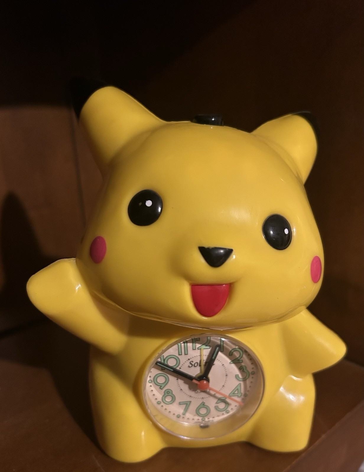 RARE 90s Japanese Solina Pokémon ‘Good Morning’ Pikachu Alarm Clock