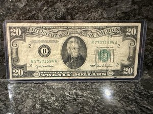 1950 $20 United States Note Twenty Dollar Bill - Circulated Ungraded Banknote
