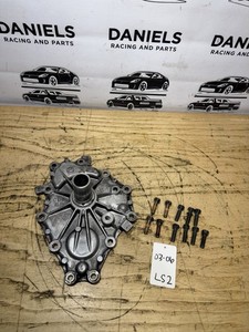 03-06 Nissan 350Z Manual Transmission Front Cover Plate VQ35DE 32110-CD000 Bolts