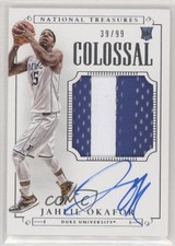 2015 National Treasures College Colossal Signatures 39/99 Jahlil Okafor Auto 0b3