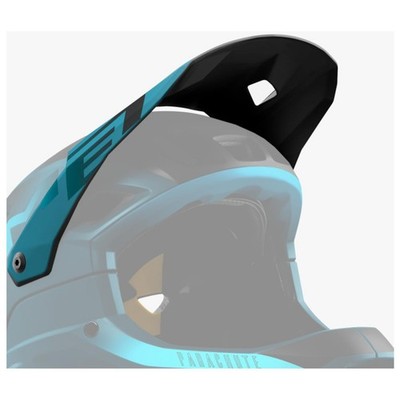 MET Parachute MCR Visier L Petrol Blue Matt Glossy Fahrradhelm Ersatzschirm MTB