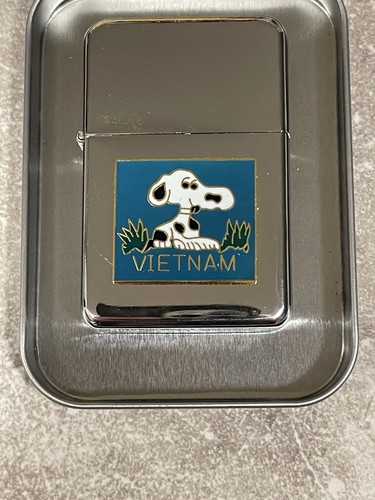Military Chrome Earth made By Star Lighter Snoopy Vietnam available Brush