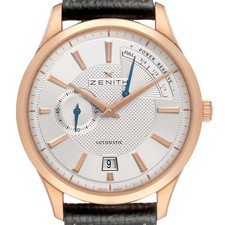 Zenith Captain Power Reserve Rose Gold Mens Watch 18.2120.685 Box Card