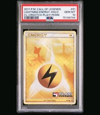 PSA 10 Lightning Energy 91/95 Call of Legends pokemon league Crosshatch Promo on eBay