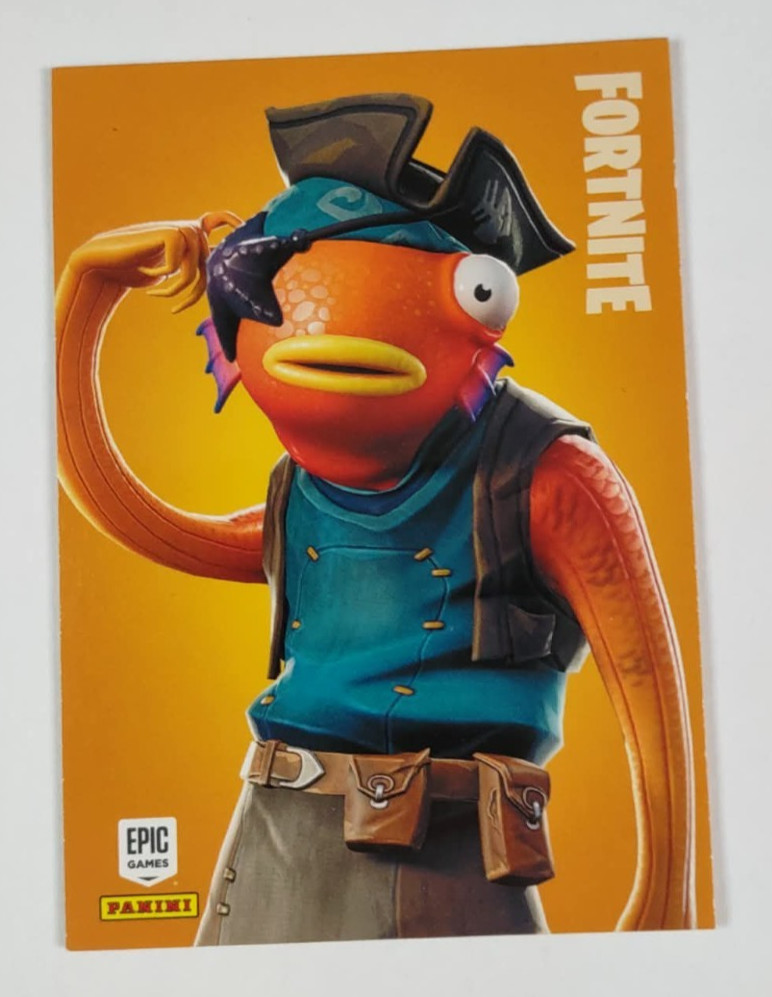 Fishstick 187 Rare Outfit Fortnite 2019 Panini Epic Games Card