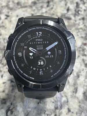 Garmin Epix Pro (Gen 2) Standard Edition 51mm Black (GPS) w/ Black 