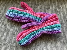 Children  s Toddler Size Hand Crocheted Mittens