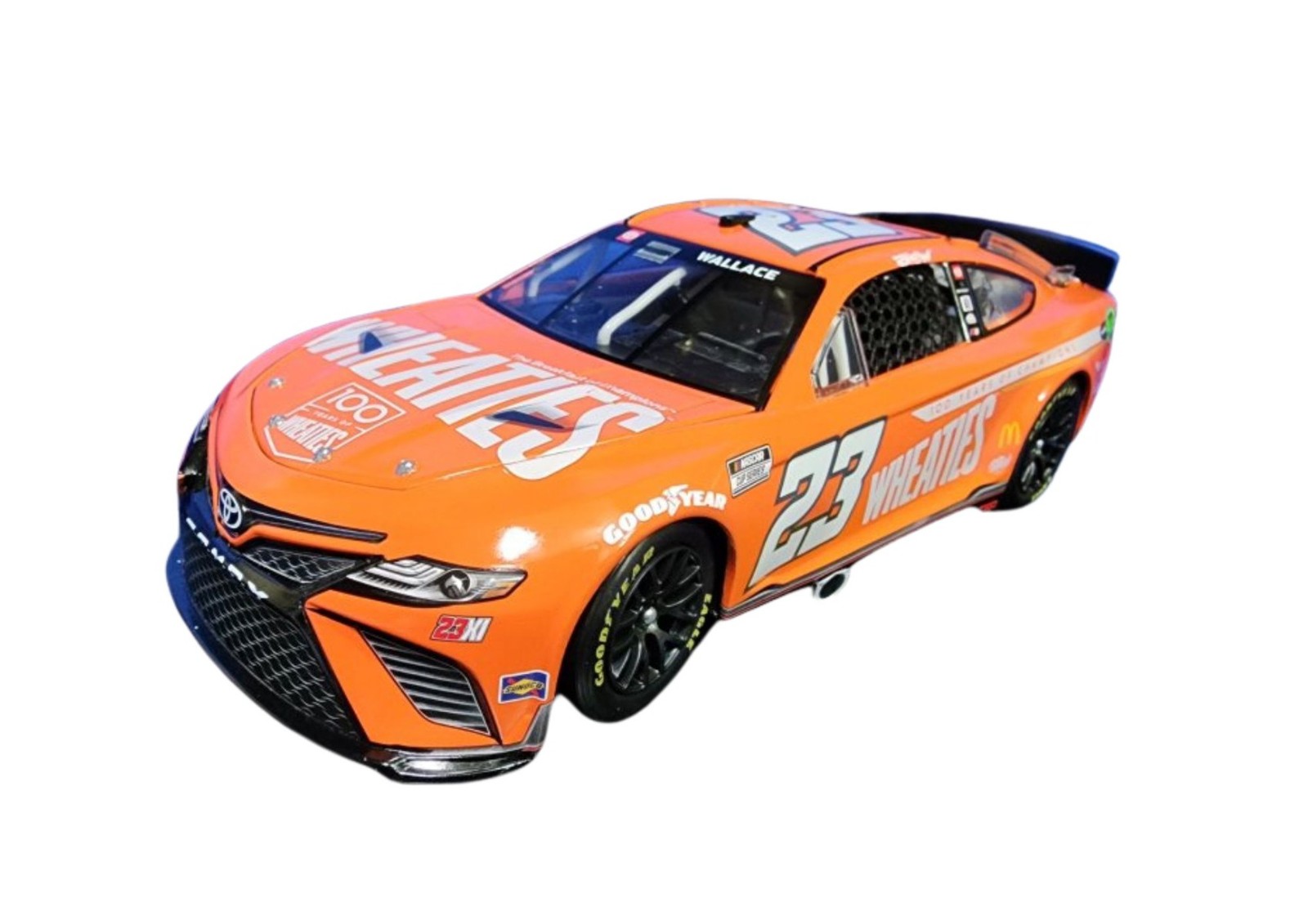 Miniature Nascar Toyota Camry Bubba Wallace pour décoration bureau et salon