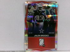 2025 Uno Elite CORE RED FOIL #023 JALEN BROOKS COWBOYS