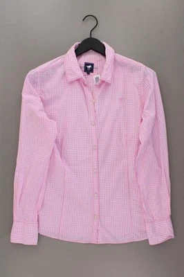 Polo Sylt blusa para damas talla 44, XL a cuadros rosa algodón - Imagen 1 de 4