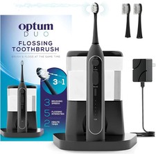 Flossing Toothbrush Rechargeable Electric Toothbrush with Water Flosser