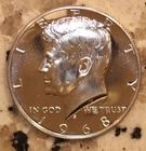 1968 S Gem Proof Kennedy Half Dollar 40% Silver 4880