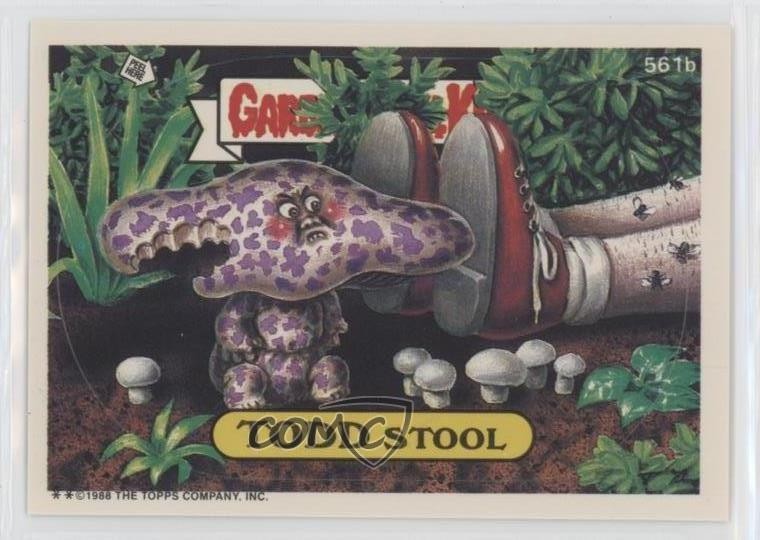 1988 Topps Garbage Pail Kids Series 14 Todd Stool (Two Star Back) #561b 19zq