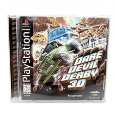PS1 Dare Devil Derby 3D (Sony PlayStation 1, 1996) PS1 Complete CIB W/ Reg Card