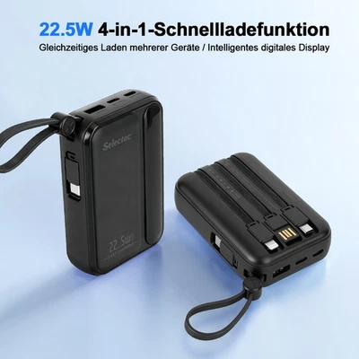 Powerbank 1000000mAh 22W USB-C Externer Batterie 4 USB Ladegerät für Alle Handys - Bild 1 von 4