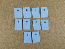 10 New TO-220 Silicone Insulators for Transistors Qty Avail 