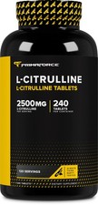 PrimaForce L-Citrulline 2500mg, 240 Tablets, 120 Servings