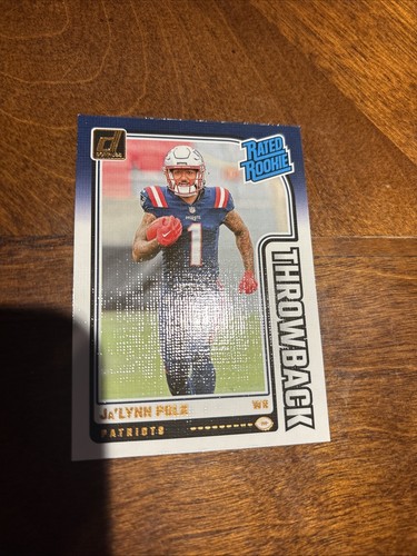 2024 Panini Donruss - Rated Rookies Throwbacks Ja'Lynn Polk #8 (RC)