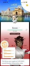 Pokemon Shiny Eevee Explorer Hat Mumbai India Safari Zone Go