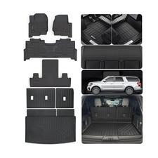Floor Mats Cargo Liners Backrest Mat for 2018-2024 Expedition 7 , ...