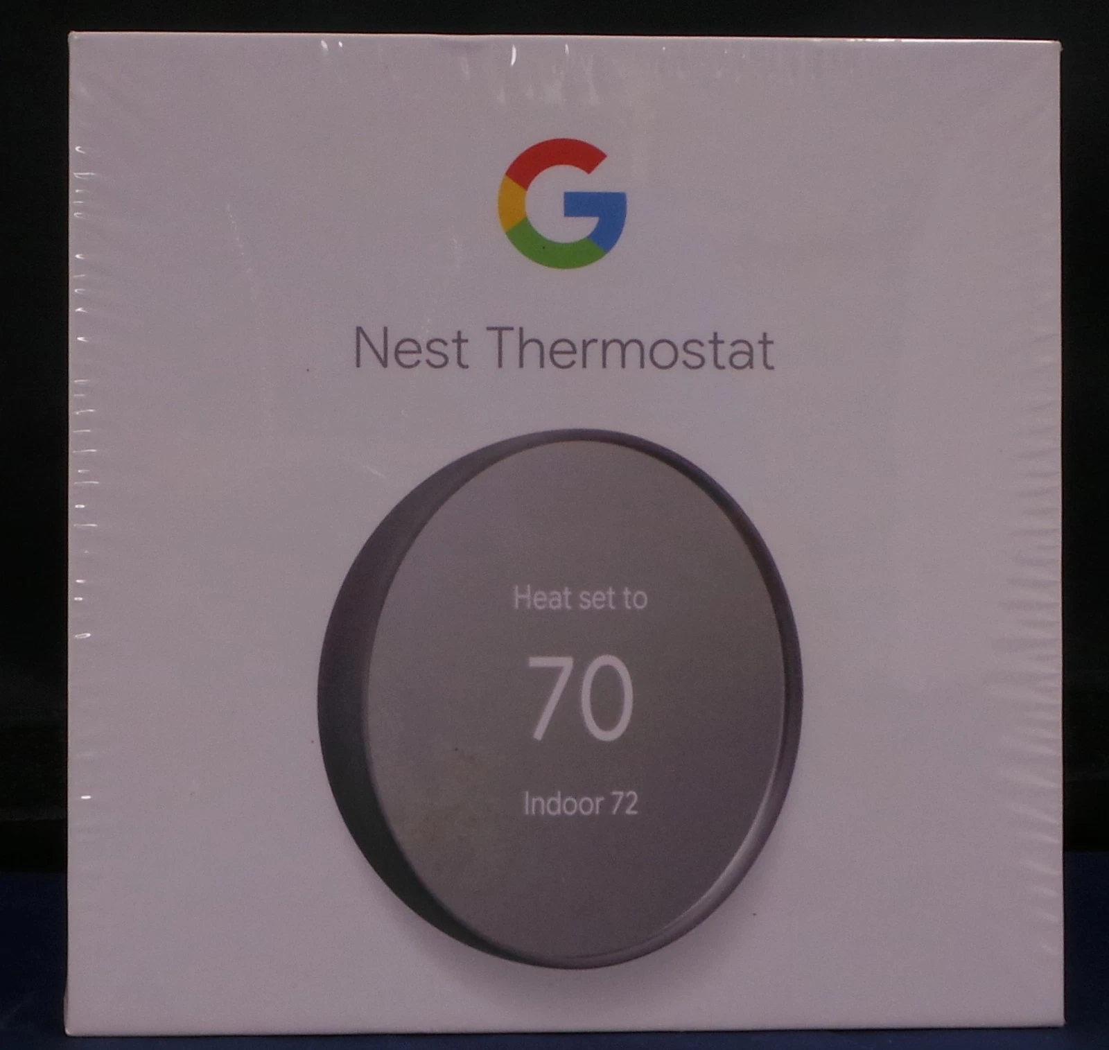 Google Nest Thermostat, Charcoal/Black BRAND NEW SEALED BOX