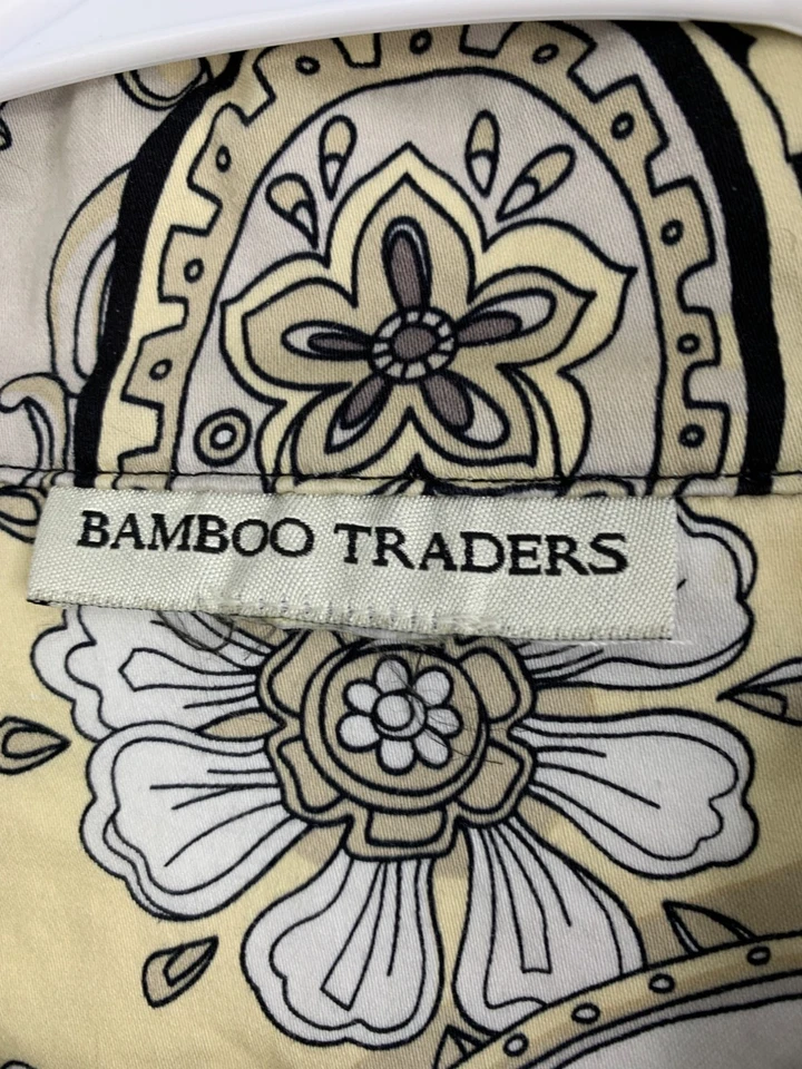 Bamboo Traders Mujer 2XL Floral Cachemira Ligera Camisa Chaqueta RDD10476 Foto 2 de 4