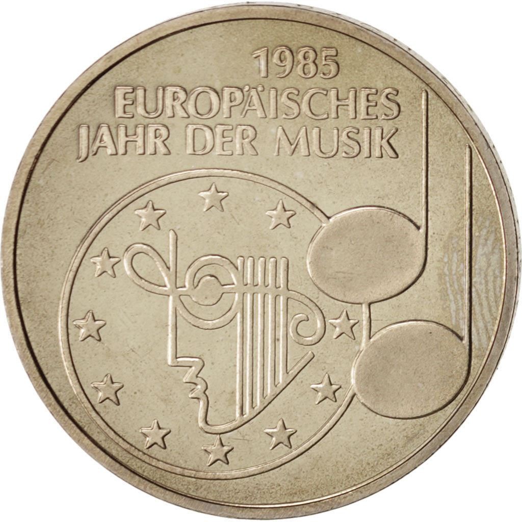 Germany | 5 Deutsche Mark Coin | Year of Music | KM:162 | 1985 | eBay