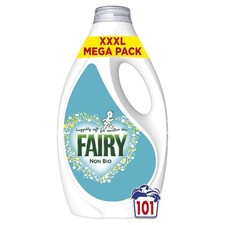 Fairy Non Bio Liquid Laundry Detergent 101 Washes 3.131L Sensitive Skin Laundry 5.32 per litre