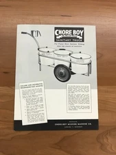 Vintage Chore-Boy Sanitary Truck Advertisement
