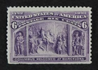 CKStamps: US Stamps Collection Scott#235 6c Columbian Mint NH OG