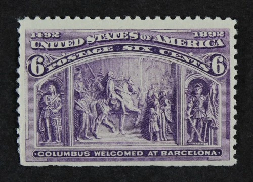 CKStamps: US Stamps Collection Scott#235 6c Columbian Mint NH OG