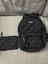 Steve Madden Quilted Nylon Backpack With Clutch