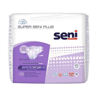 SUPER SENI Gr.4 extra large plus Windeln Nacht Er. 10 St