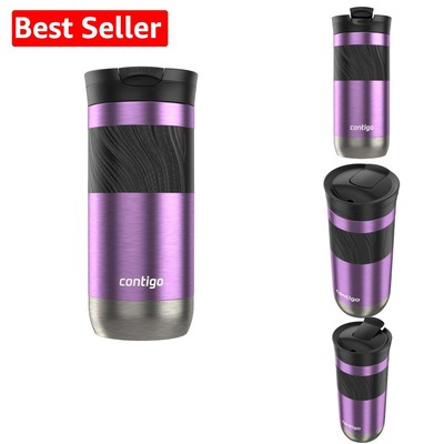 Byron 2.0 Insulated Travel Mug 16oz in Pansy - Modern & Leak-Proof Design