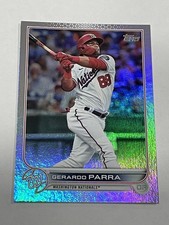 2022 Topps Baseball Rainbow Foil #583 - Gerardo Parra - Washington Nationals