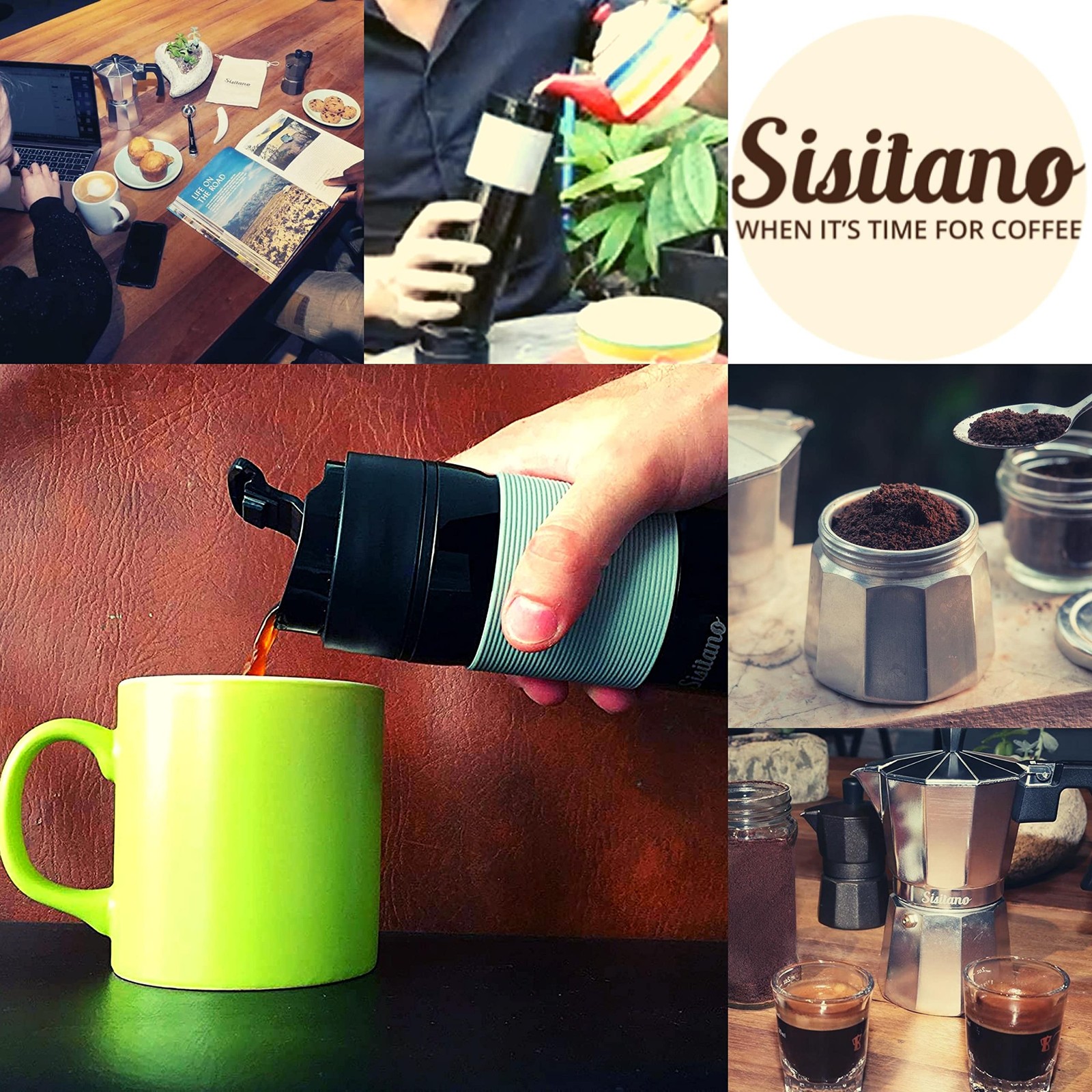 2in1 Travel French Press Coffee Maker, Portable 11.8 oz Tumbler Coffee French...