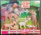 1998 Vintage Barbie Li'l Zoo Pals w/ Kelly & Stacie Dolls Mattel #19625 NRFB