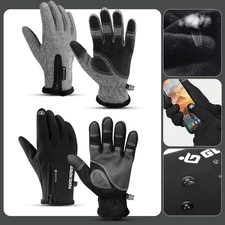 Thermal Touch Screen Gloves Unisex - Windproof Waterproof for Outdoor Activities