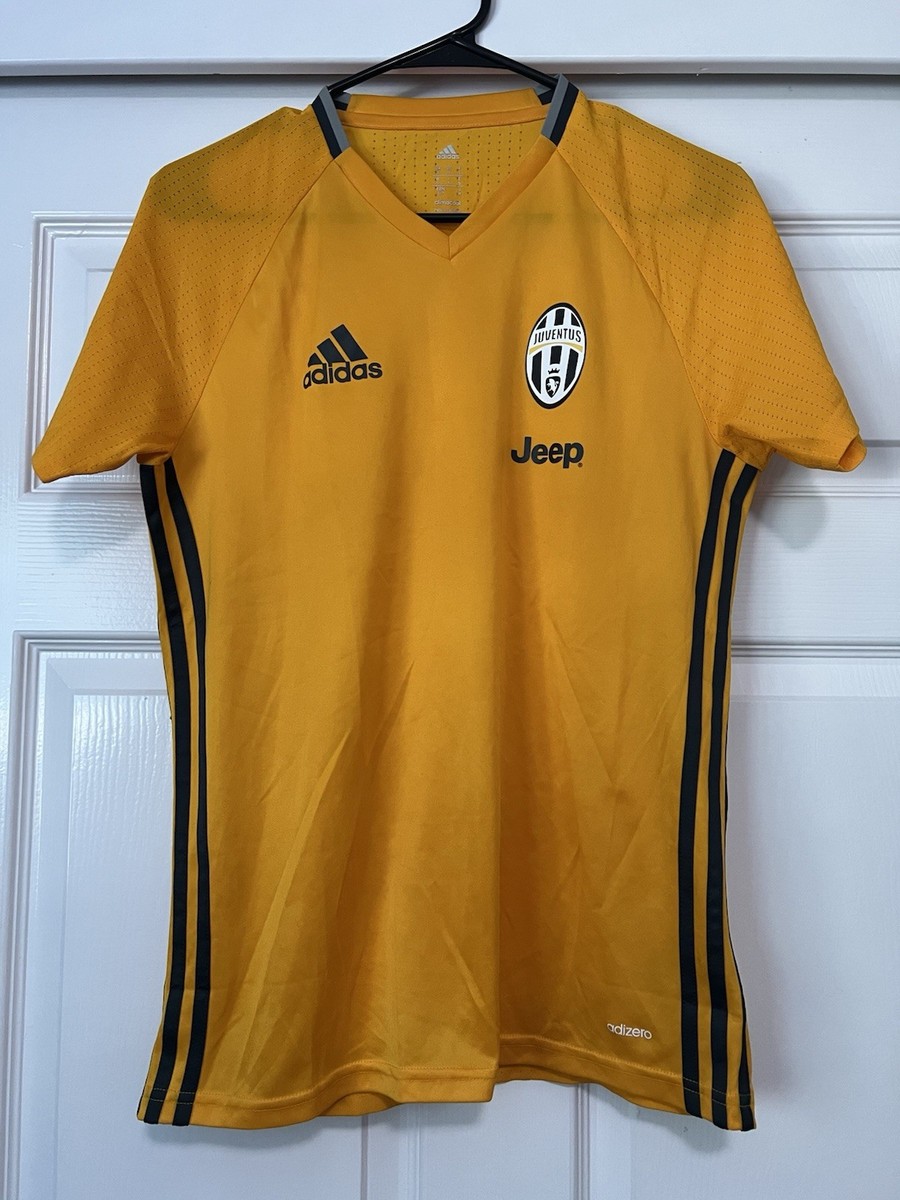 Adidas Juventus Training Jersey Yellow Size Men's Small
