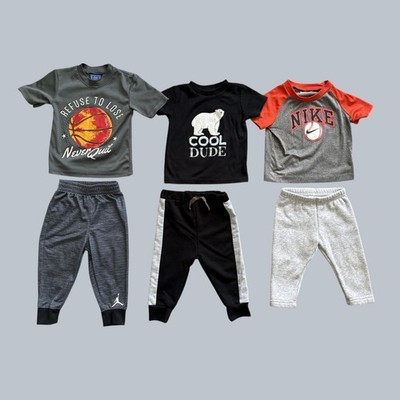 Boys 12 Months Clothes 15 Piece Lot Mix Brands Baby B'gosh, Carter's, Cat & Jack