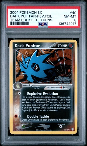 Dark Pupitar graded PSA 8 for sale on eBay