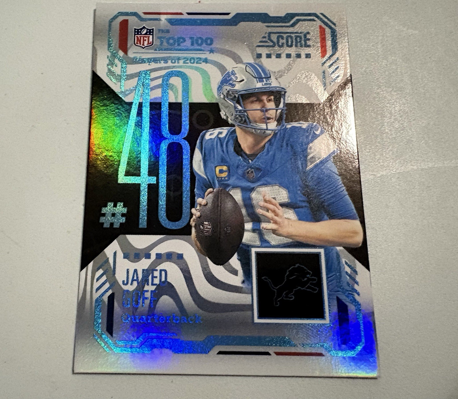 Jared Goff Score 2025 Top 100 Players of 2024 #48 Detroit Lions QB