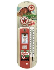 NEW! Sky Chief TEXACO - Indoor Outdoor Metal Tin 17" Thermometer Nostalgic 40266