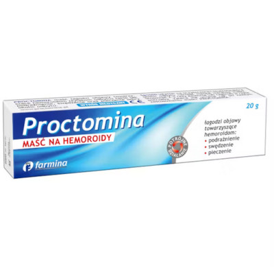 PROCTOMINA SALBE FÜR HÄMORRHOIDEN 20 g lindert Schmerzen, Brennen und Juckreiz